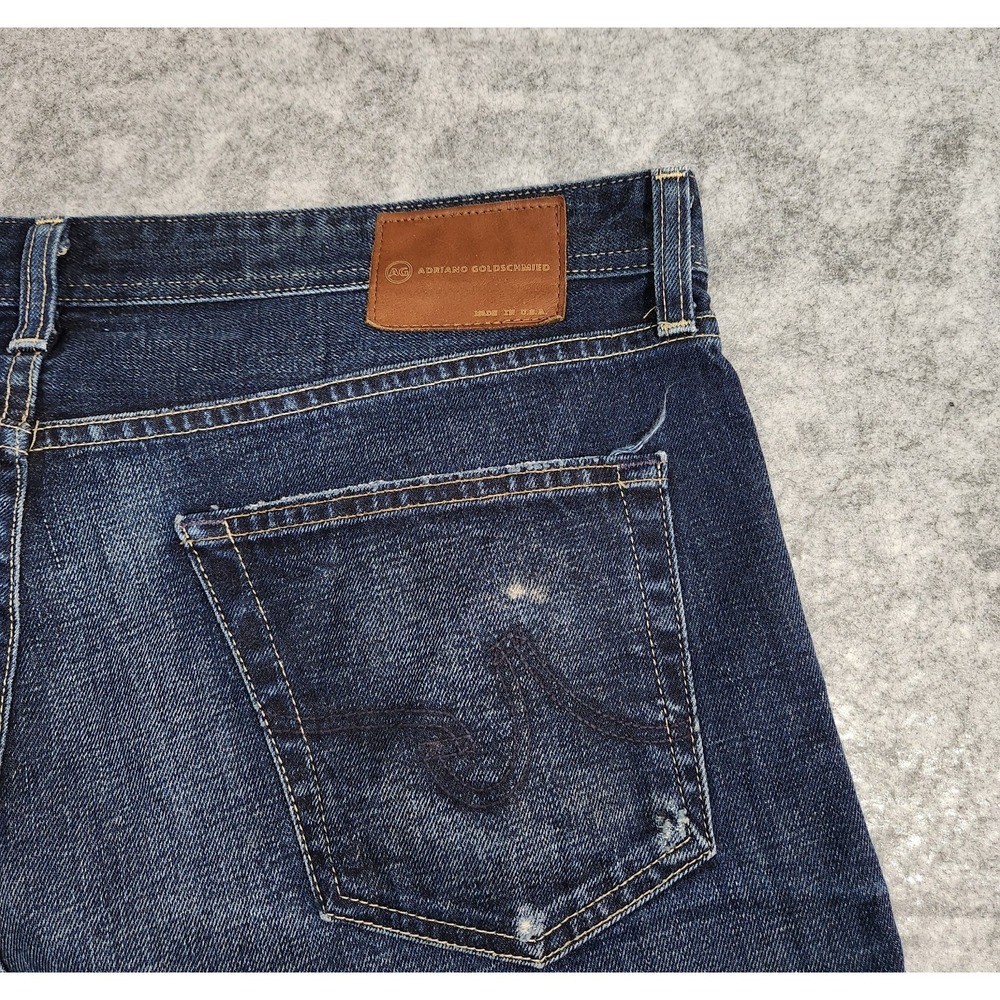 A&G Jeans Men's‎ 38x34 Blue Zipper Straight Classic